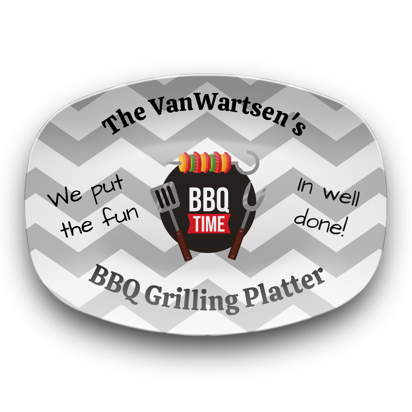 Personalized BBQ Grilling Platter