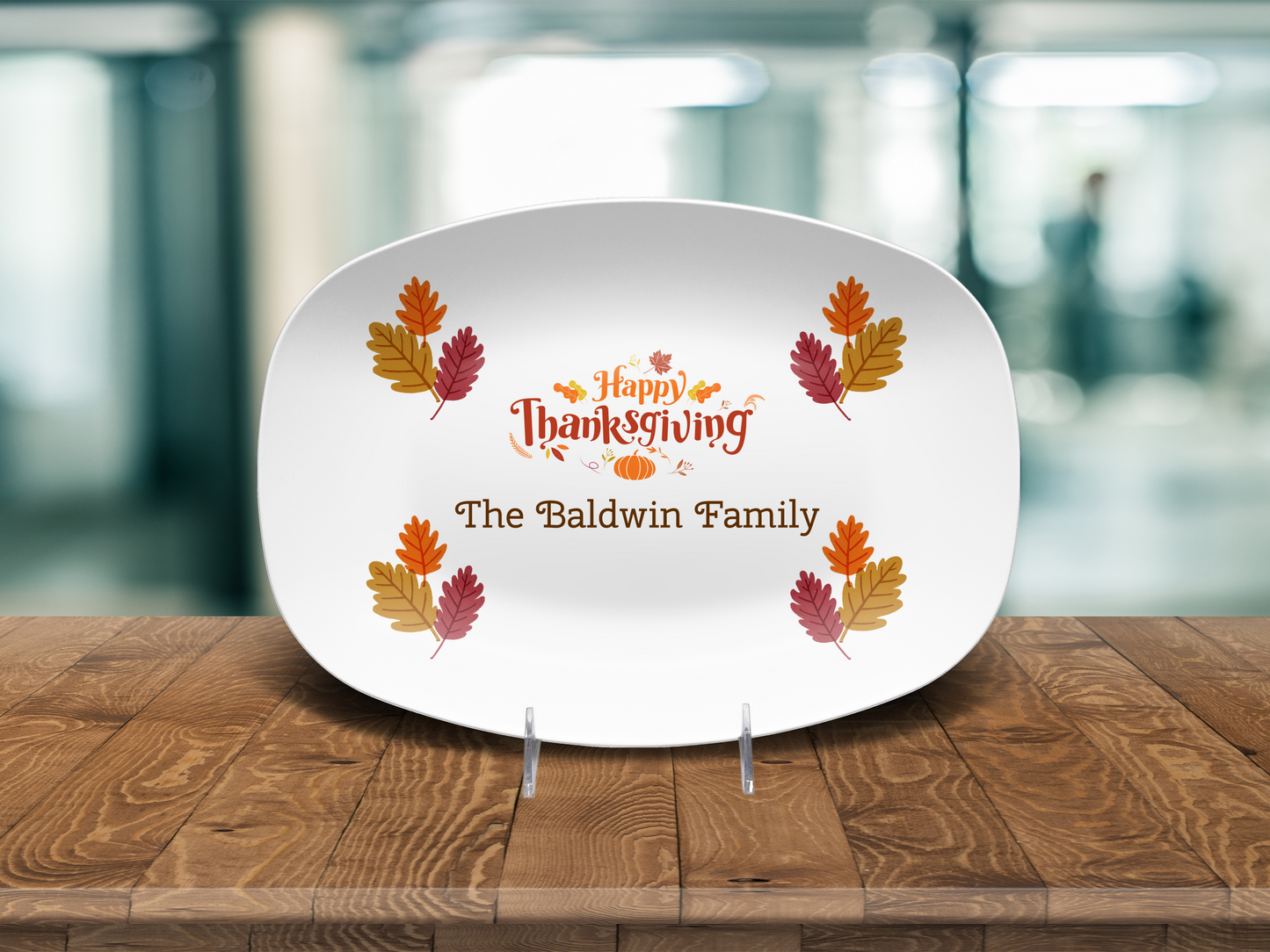 Happy Thanksgiving Personalized Serving Platter