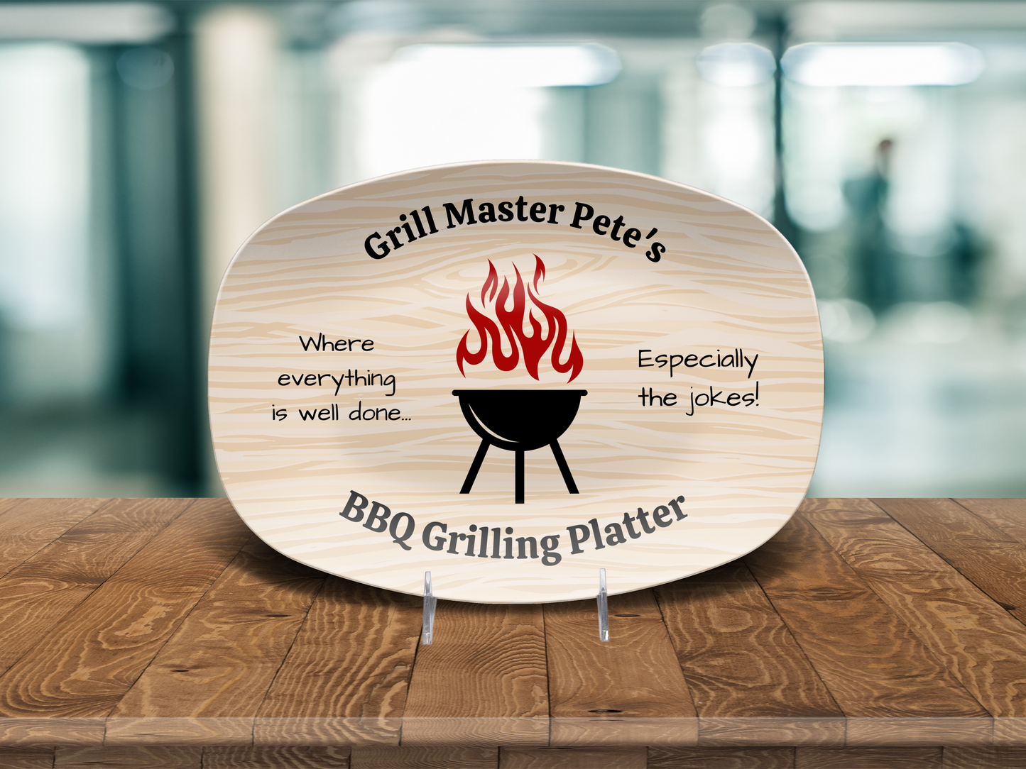Personalized BBQ Grilling Platter