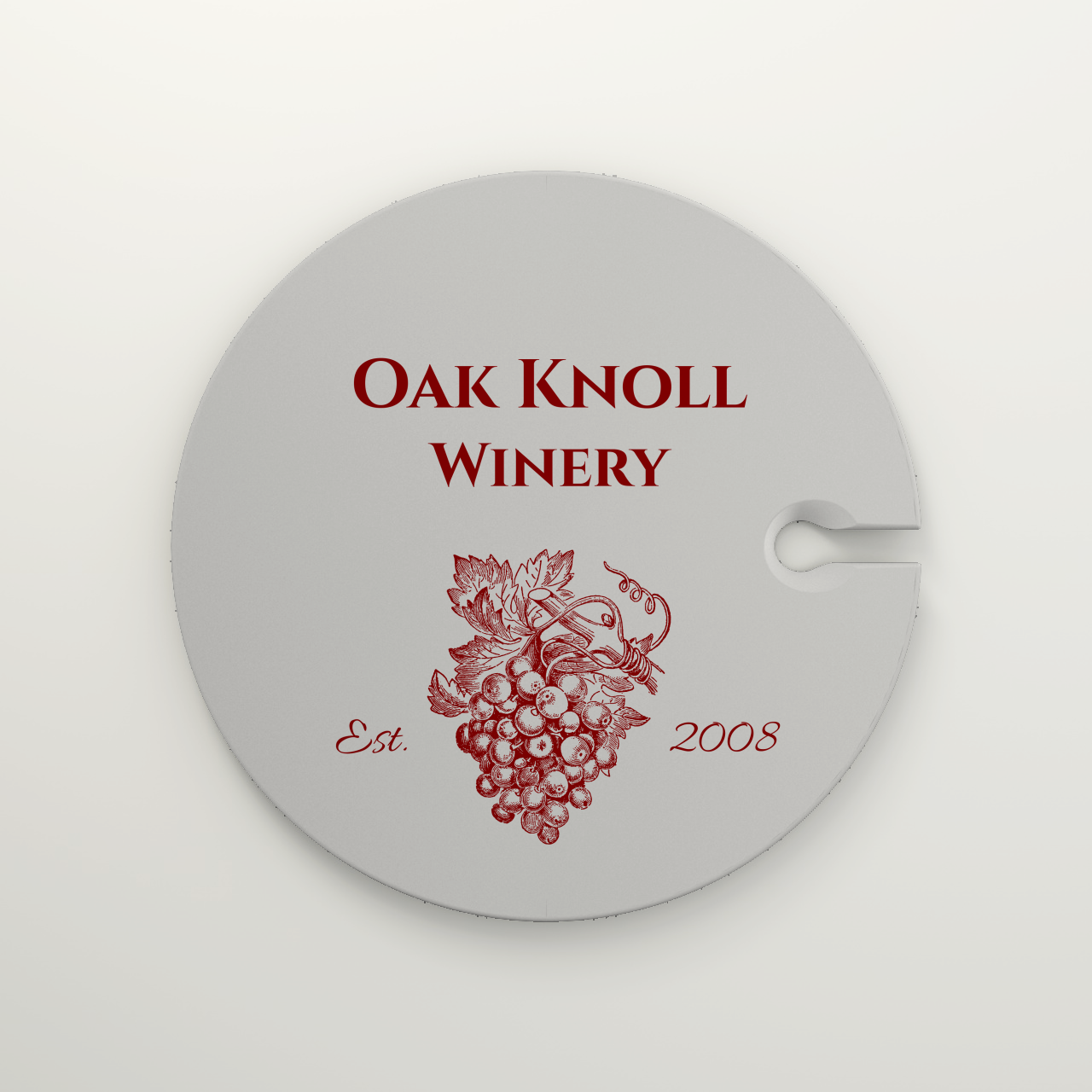 Personalized Wine Plates, Wine Glass Holder, Hostess Gift for Women, Outdoor Entertaining, Unique Wine Gifts