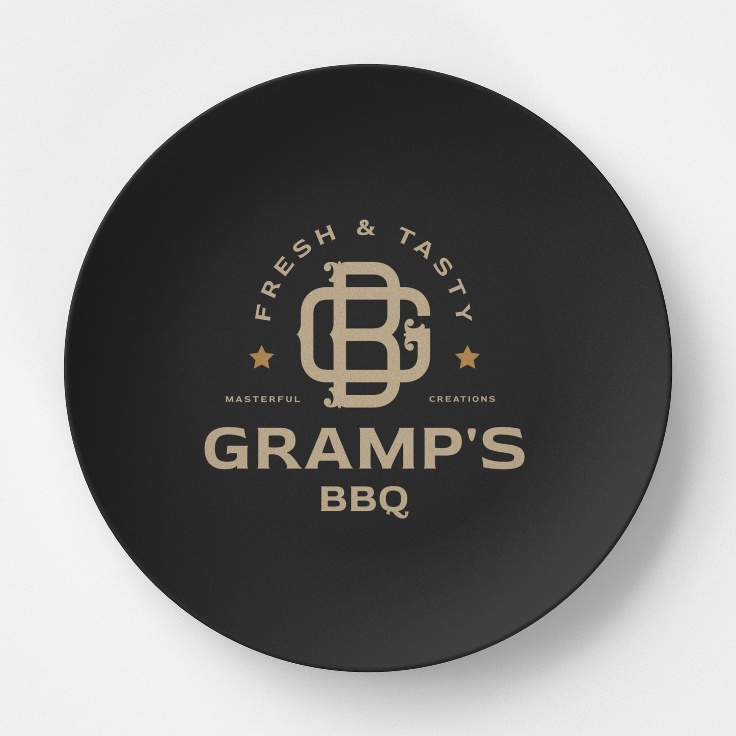 Gramp's BBQ Serving Plate
