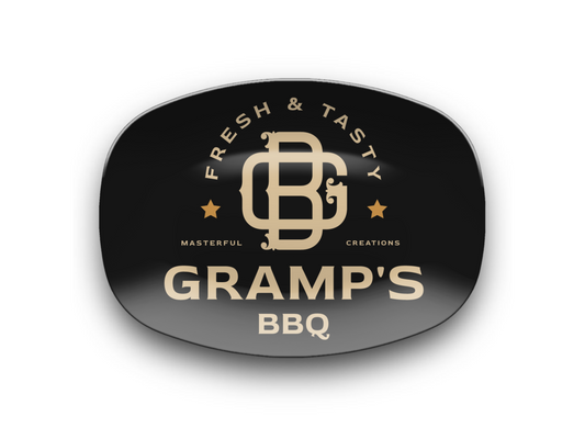 Custom BBQ Platter, BBQ Grilling Platter Gift for Grandpa, Plate for Father's Day, Gift for Him for Birthday Gift, for Grill Master Dad
