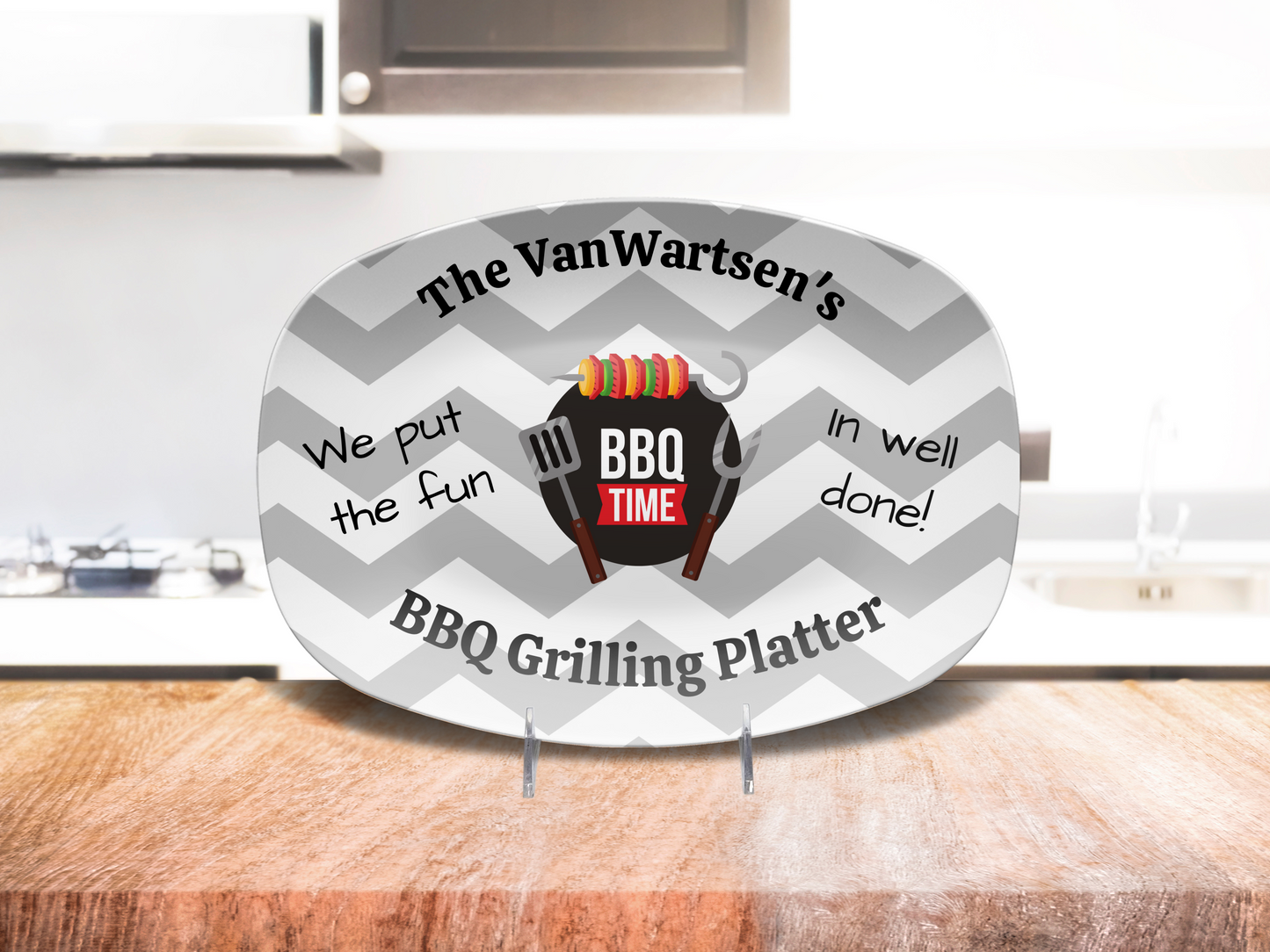 Personalized BBQ Grilling Platter
