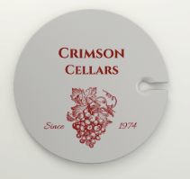 Personalized Wine Plates, Wine Glass Holder, Hostess Gift for Women, Outdoor Entertaining, Unique Wine Gifts