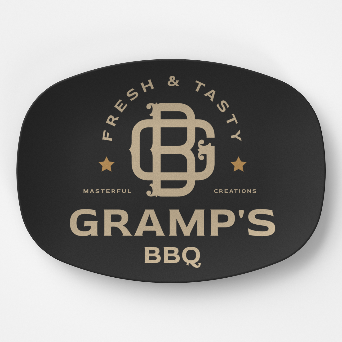 Custom BBQ Platter, BBQ Grilling Platter Gift for Grandpa, Plate for Father's Day, Gift for Him for Birthday Gift, for Grill Master Dad