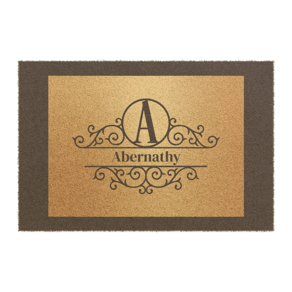 Personalized Initial and Name Doormat 24" x 16"
