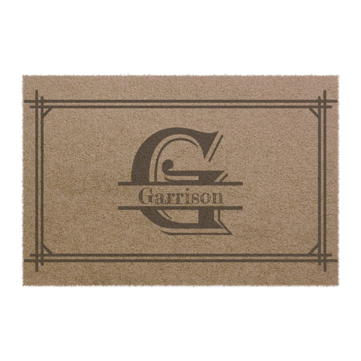 Personalized Name and InitialDoormat 24" x 16"