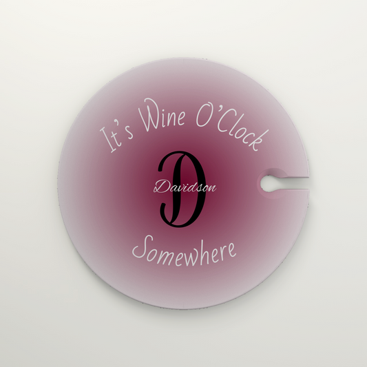 Personalized Wine Plates, Wine Glass Holder, Tapas Plates, Hostess Gift for Women, Outdoor Entertaining, Unique Wine Gifts