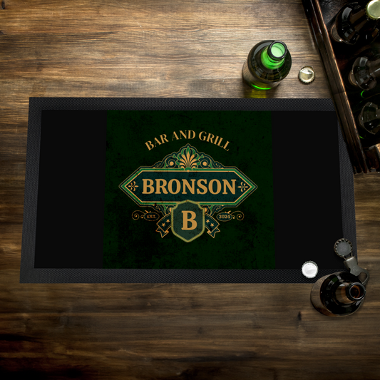 Personalized Bar Runner 18" x 10"