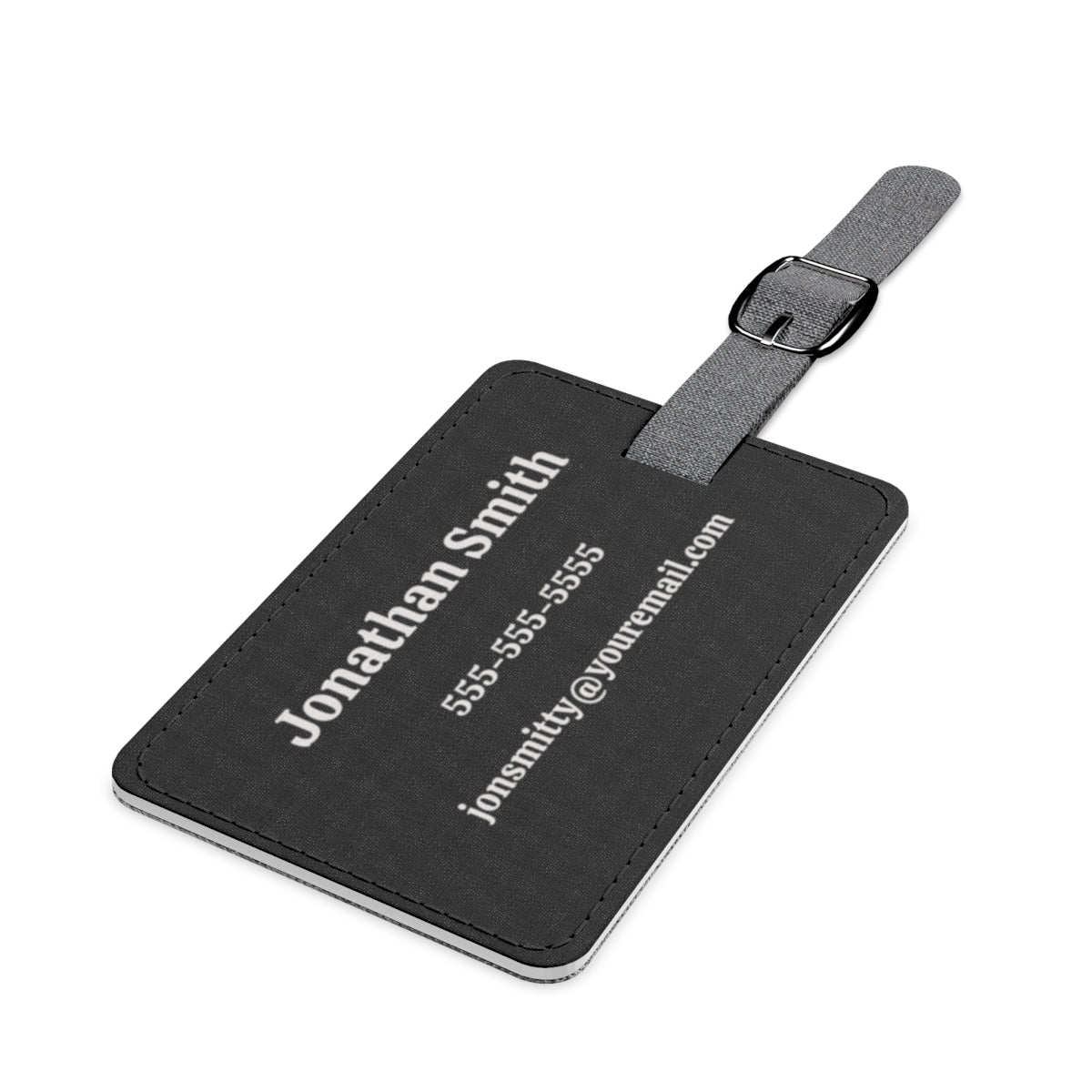 Personalized Luggage Tag Custom Travel Tags, Identifies Luggage Easily, Personalized Bag Tag with Strap, Travel Gift for Him or Her