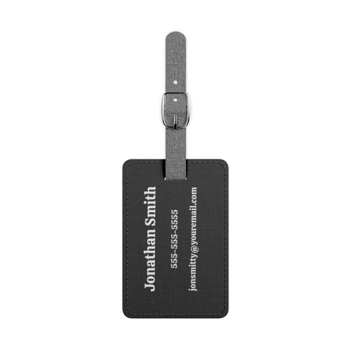 Personalized Luggage Tag Custom Travel Tags, Identifies Luggage Easily, Personalized Bag Tag with Strap, Travel Gift for Him or Her