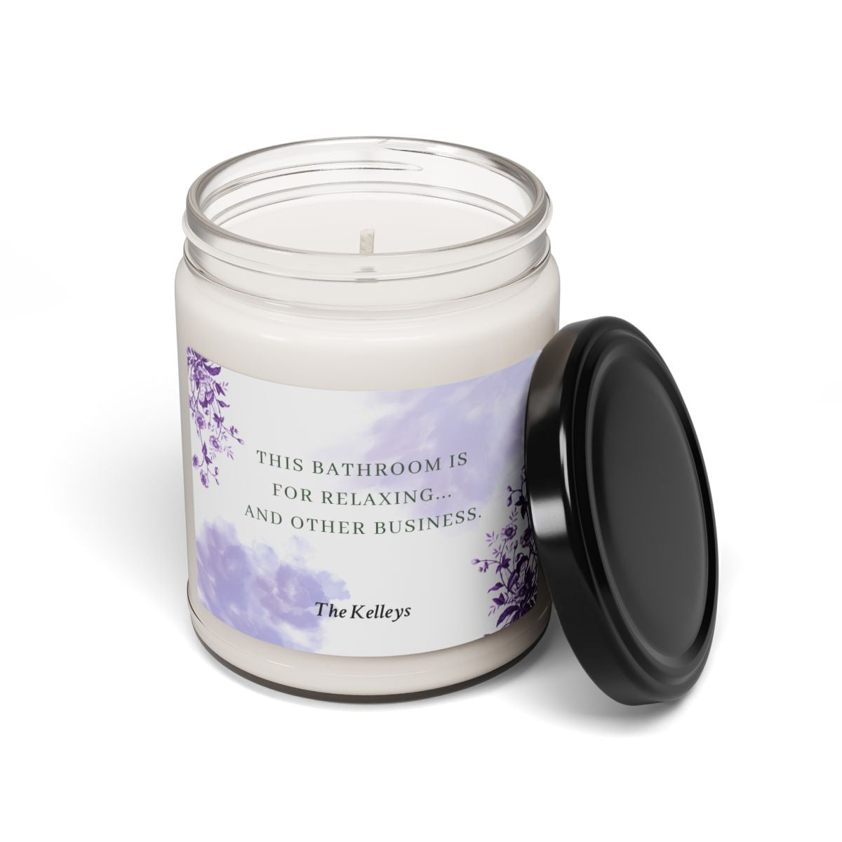 Personalized Scented Soy Candle, 9oz