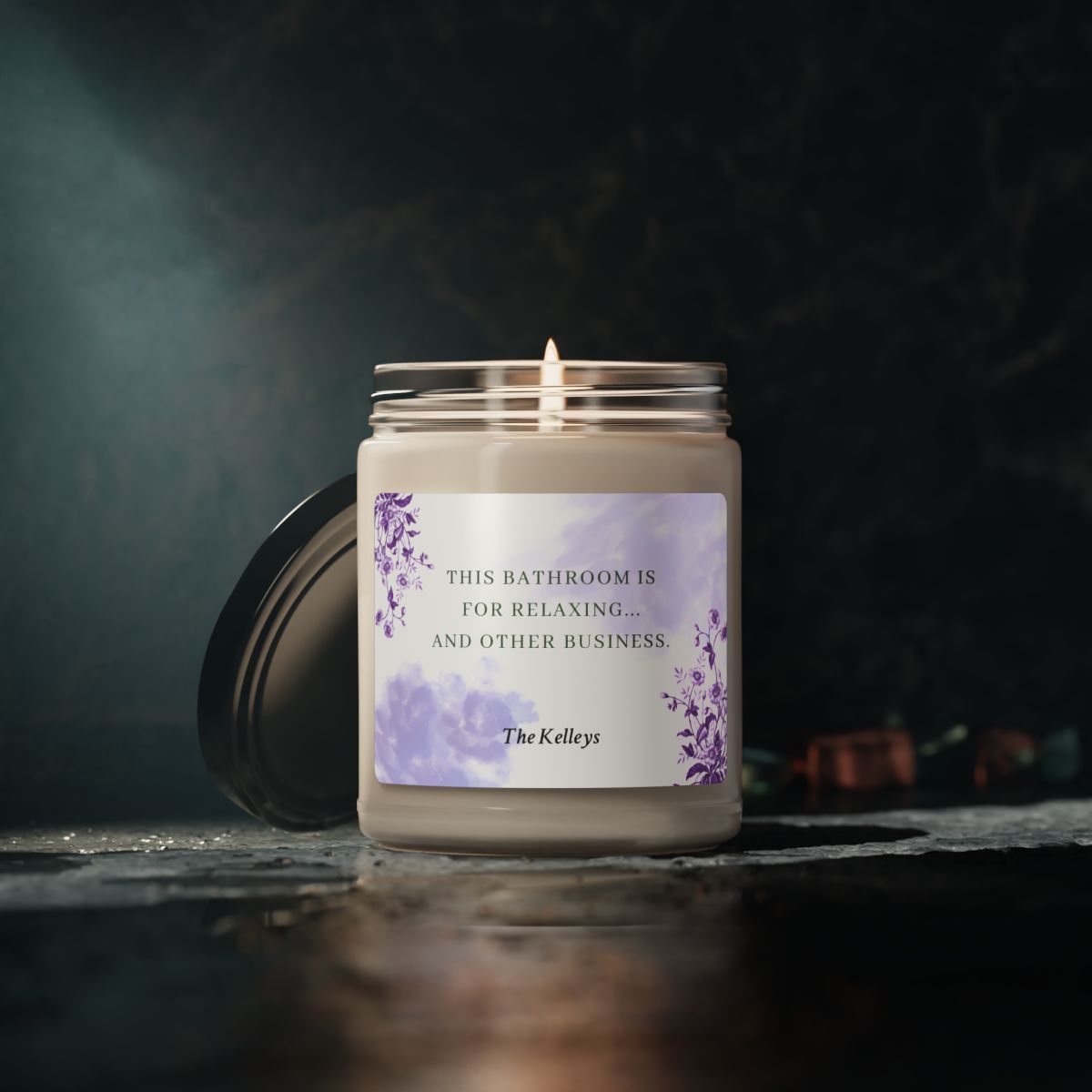 Personalized Scented Soy Candle, 9oz