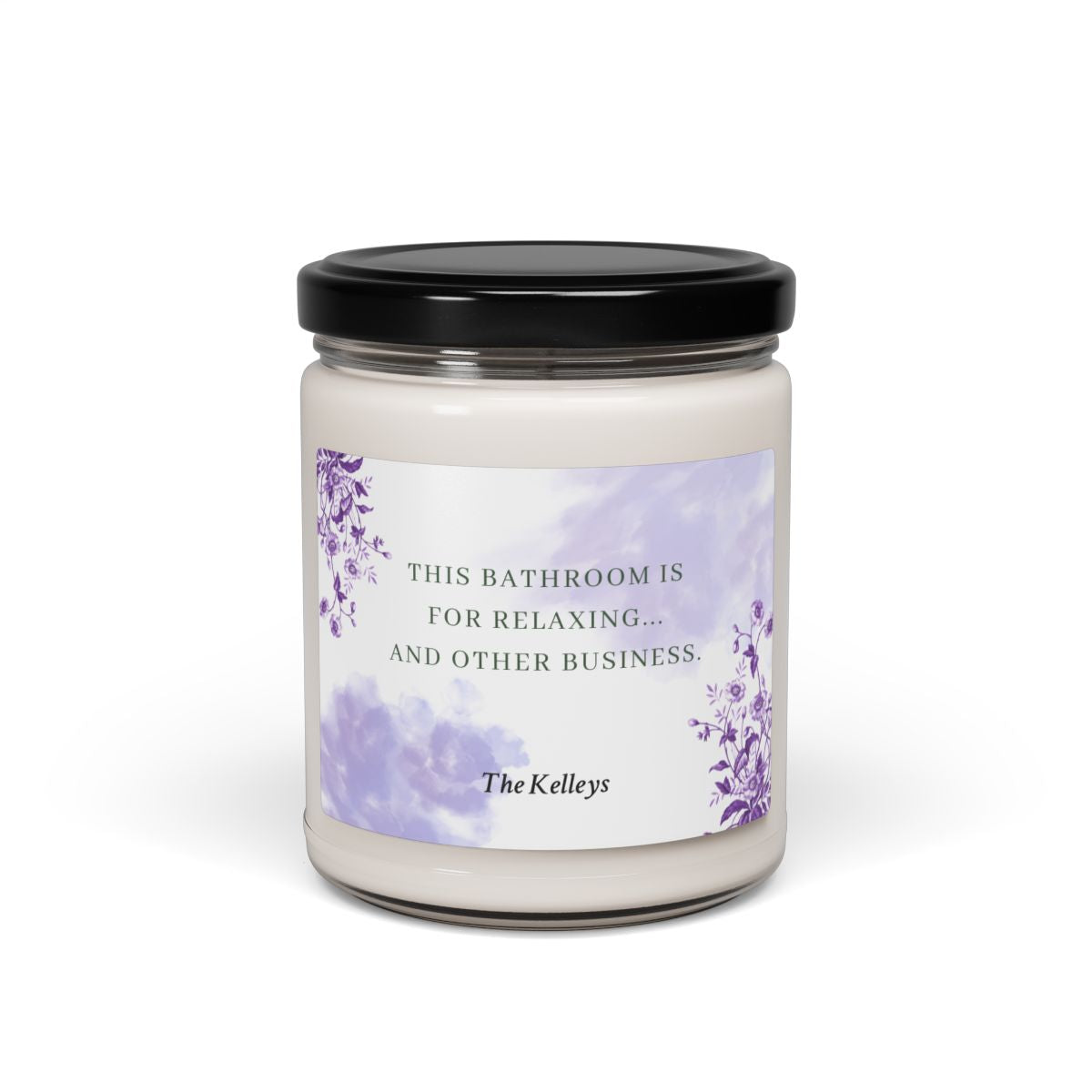 Personalized Scented Soy Candle, 9oz