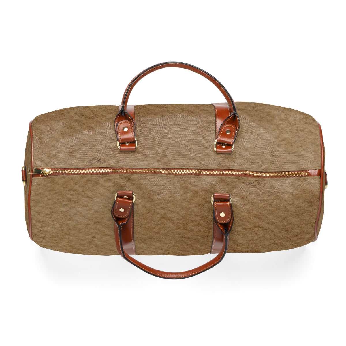 Stylish Personalized Travel Bag, Custom Waterproof Nylon Duffle, Durable Carry-On with Leather Handles, Weekend Adventure Gear