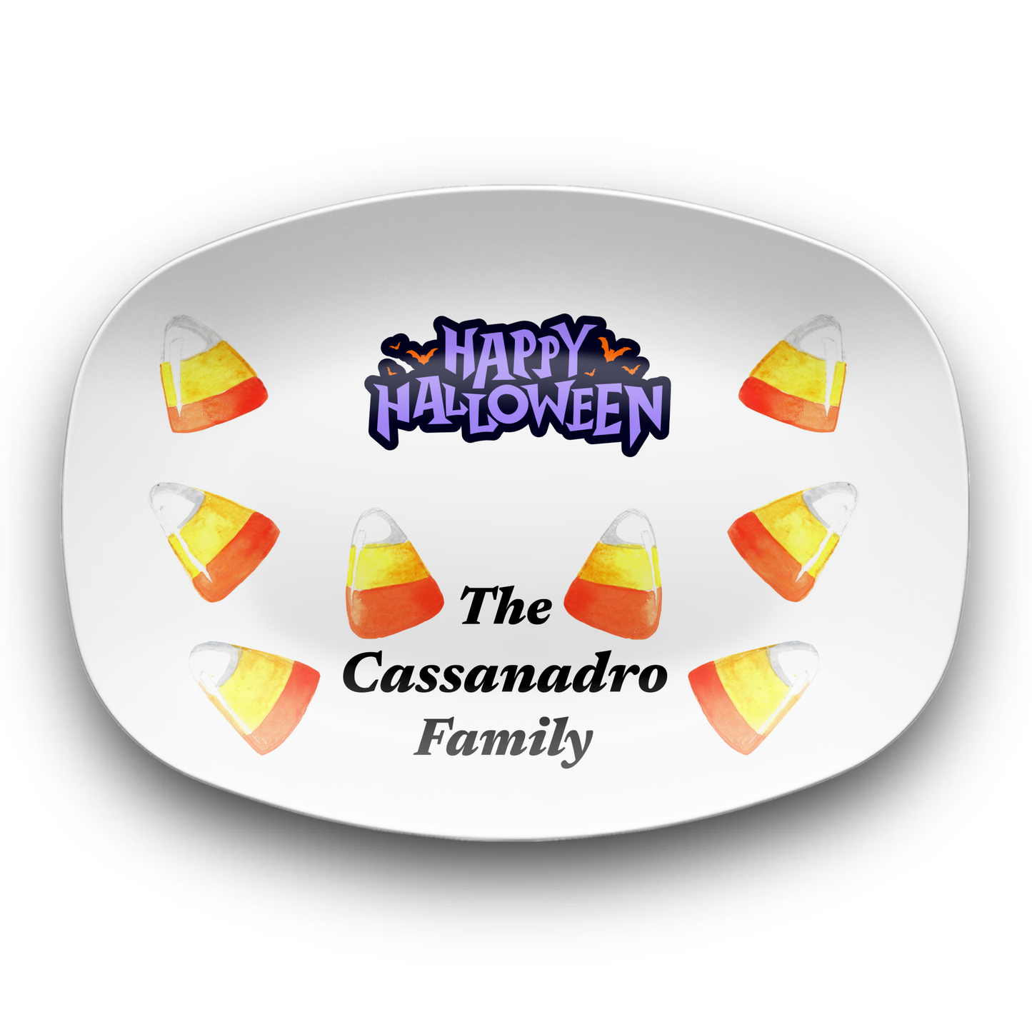 Personalized Halloween Platter (Stand optional)