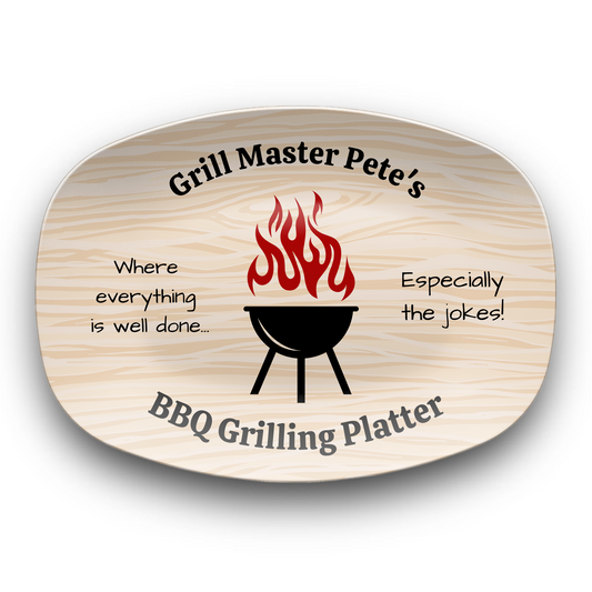 Personalized BBQ Grilling Platter