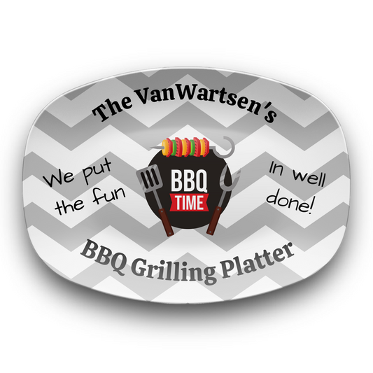 Personalized BBQ Grilling Platter