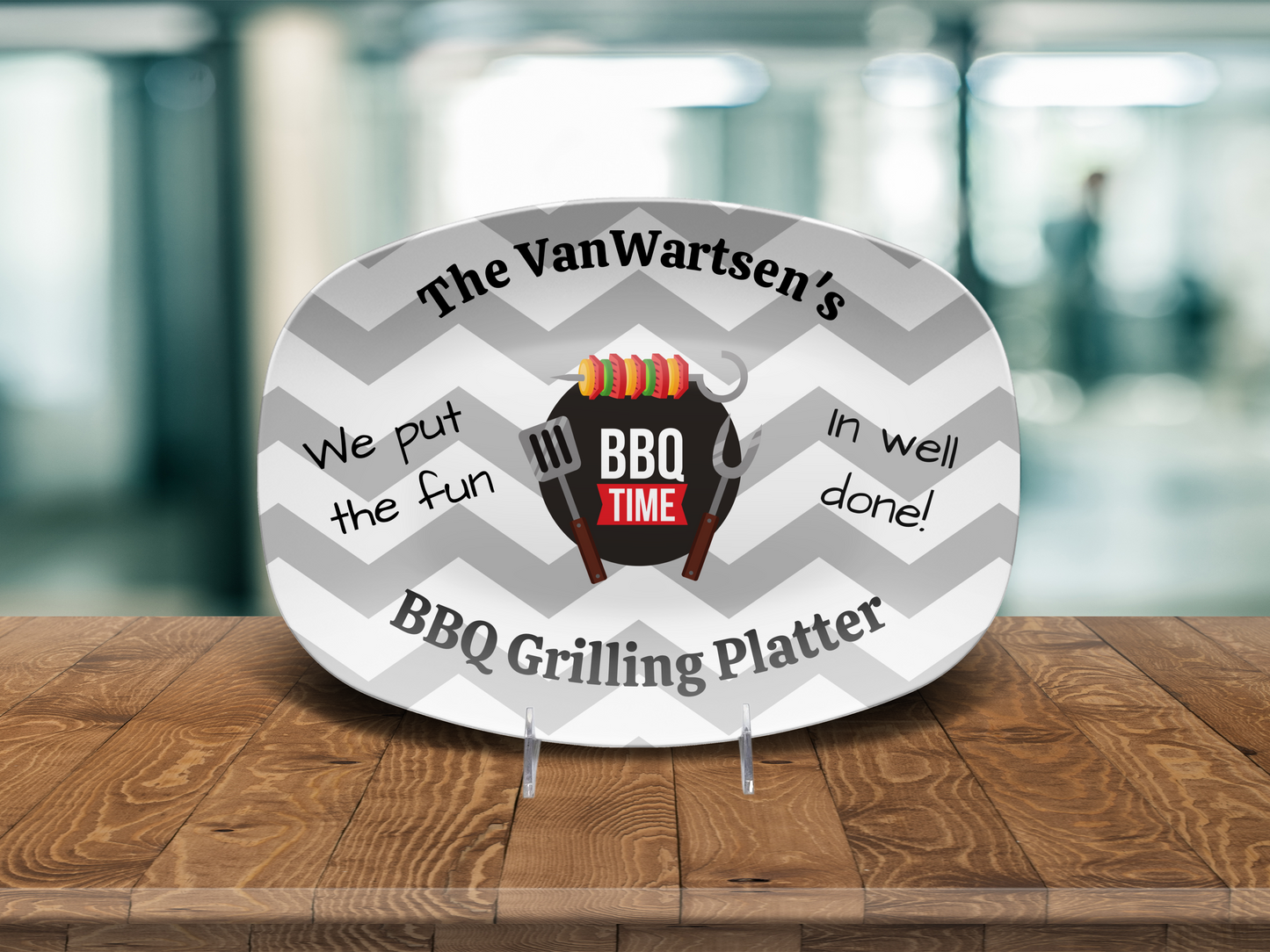 Personalized BBQ Grilling Platter