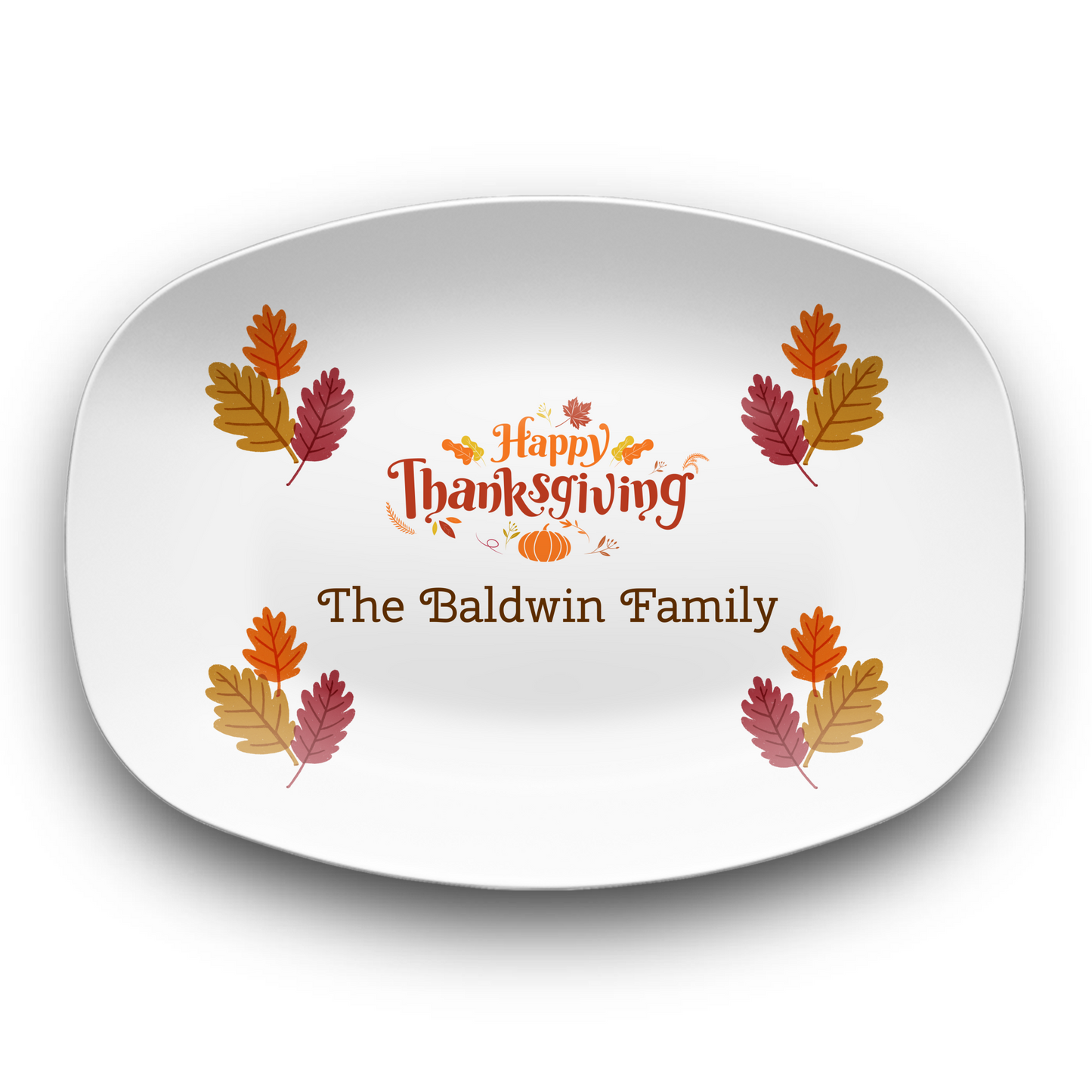 Happy Thanksgiving Personalized Serving Platter