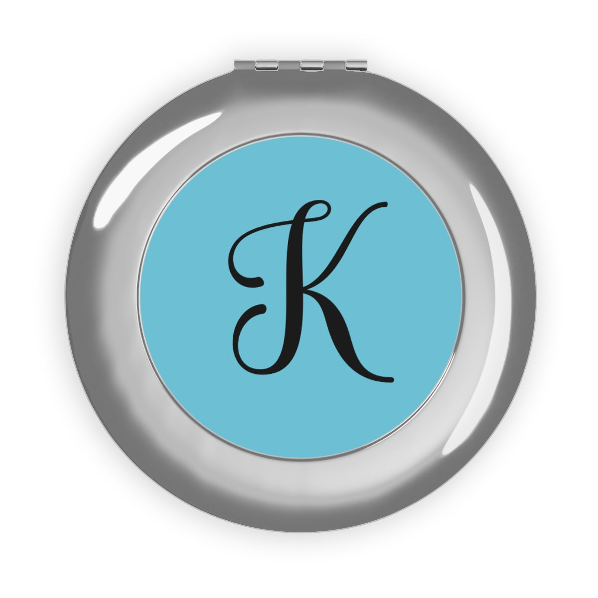 Personalized Compact Mirror, Custom Travel Makeup Mirror, Monogrammed Pocket Mirror, Gift for Her, Portable Vanity Accessory