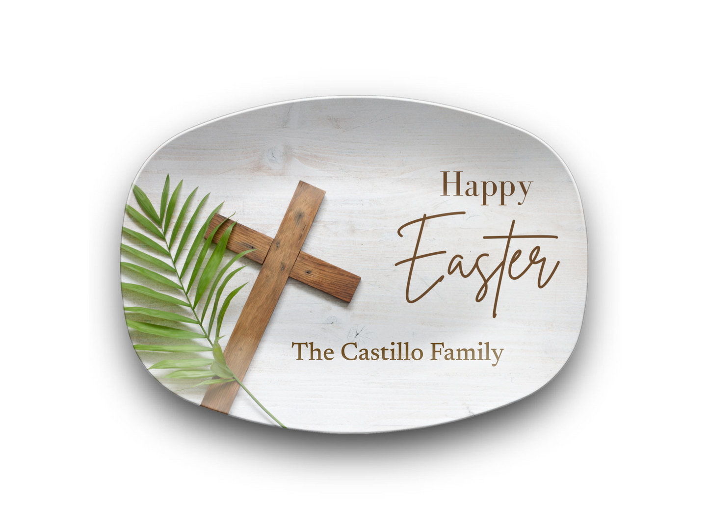 Personalized Happy Easter Blessings Platter