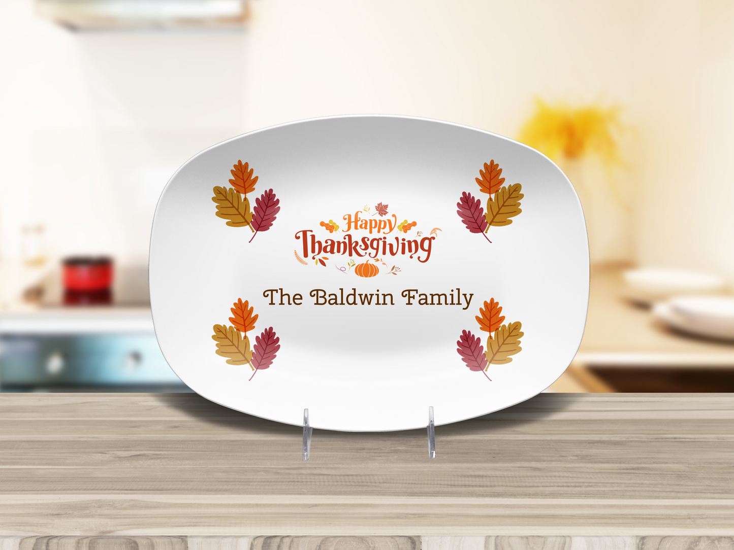 Happy Thanksgiving Personalized Serving Platter