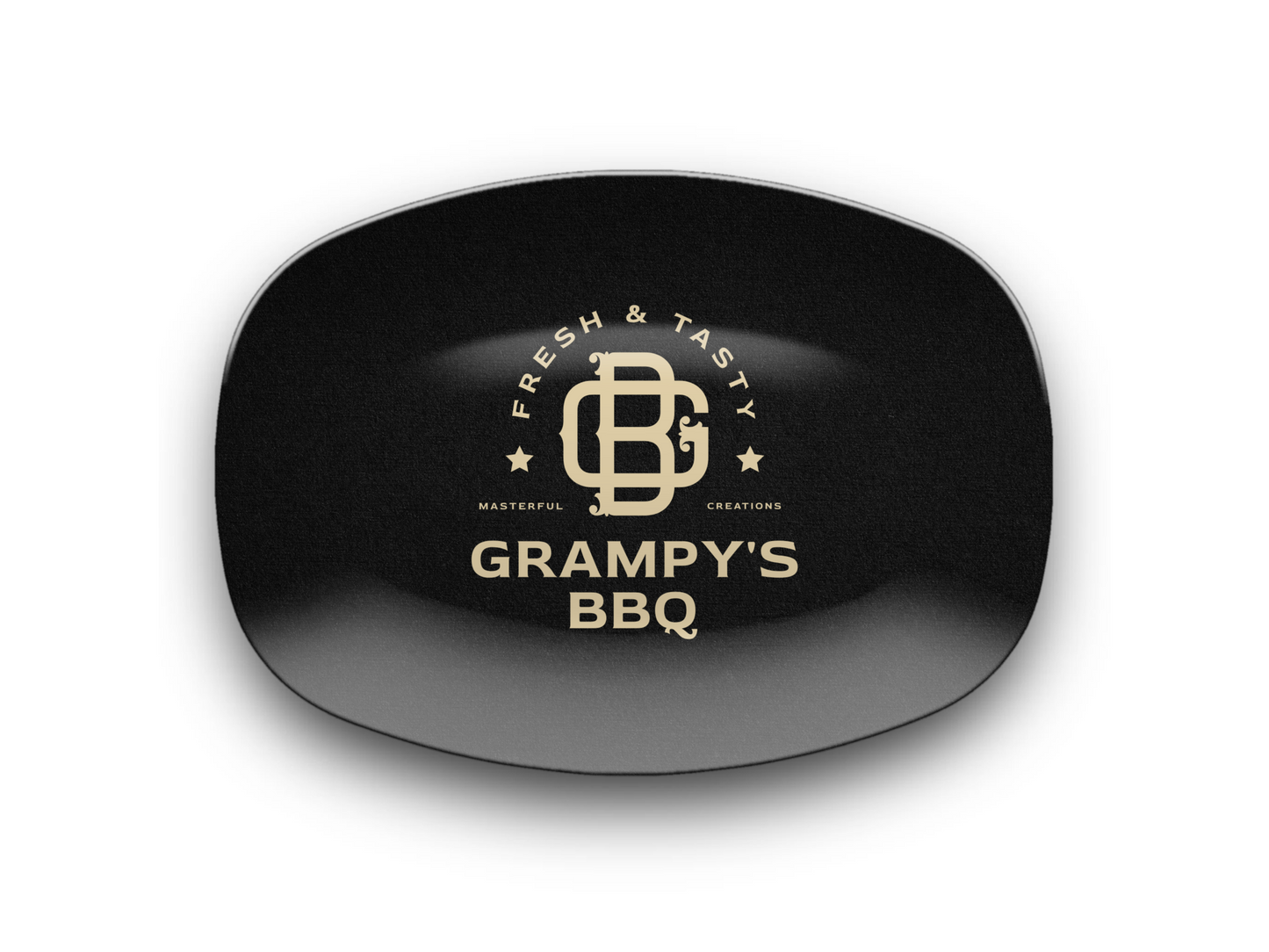Custom BBQ Platter, BBQ Grilling Platter Gift for Grandpa, Plate for Father's Day, Gift for Him for Birthday Gift, for Grill Master Dad