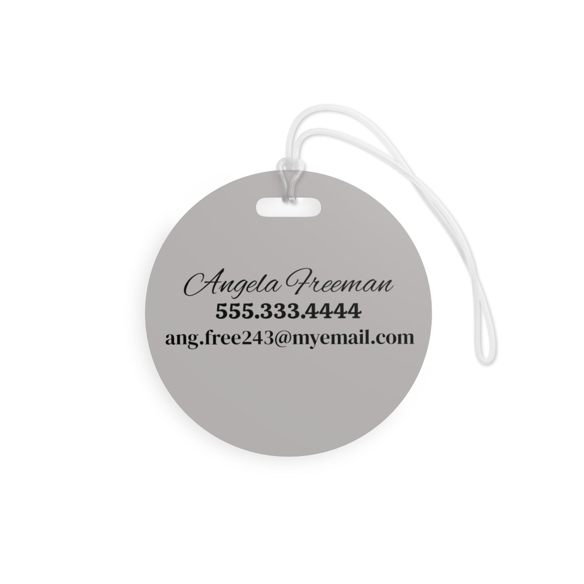 Mountain Travel Luggage Tag, Glossy Plastic Bag Tag, Double-Sided Print, Adventure Gift, Customizable Tags, Hiking Inspiration