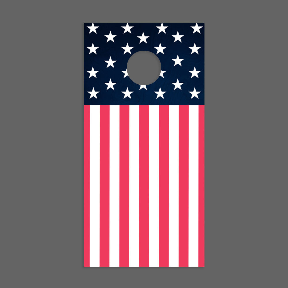 American Flag Cornhole Set