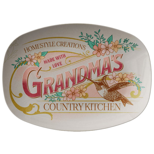 Grandma's Country Kitchen Serving Platter